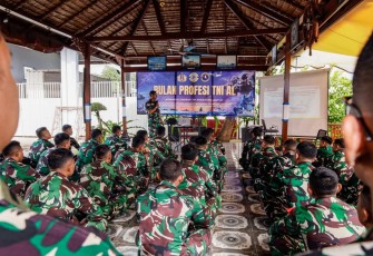 Personel Satrol Kodaeral IX Ikuti Sosialisasi Hukum Tentang Penegakan Hukum dan Kedaulatan di Laut