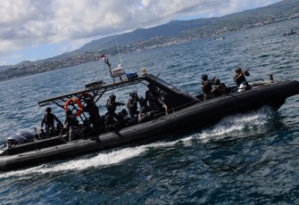 Personel Satrol Kodaeral IX Jalani Drill VBSS