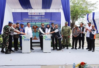 Sekda Bintan Hadiri Groundbreaking Pembangunan Dermaga 2 Pelabuhan ASDP Tanjung Uban