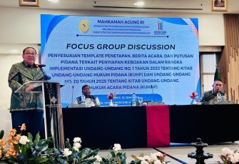 MA Finalisasi Ratusan Instrumen Administrasi dan Teknis Perkara Pidana