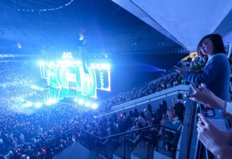 Wakil Menteri Ekonomi Kreatif, Irene Umar, menghadiri Allo Bank Festival 2026 di Indonesia Arena, Jakarta, Sabtu (20/6/2026)