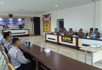 Divpropam Polri Gelar Supervisi di Polres Bintan