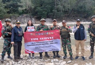 Yonarmed 12 Kostrad Siap Jaga Kedaulatan, BNPP RI Survei Jalur Perlintasan Tidak Resmi