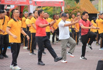 TNI-Polri dan Forkopimda Trenggalek Perkuat Sinergi Lewat Olahraga Bersama