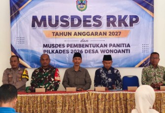 TNI AD Dukung Program Pembangunan Tingkat Desa Melalui Rapat Penyusunan RKPDes Wilayah Pacitan