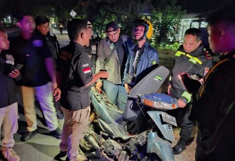 Pengamanan pengesahan warga PSHT di Pacitan