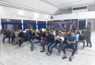 Nobar puala dunia 2026 di Lanud Husein Sastranegara, Bandung