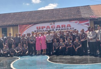 Kapolres Manggarai Ingatkan Jajaran yang Naik Pangkat