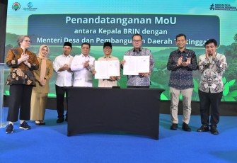 Keynote Speech dalam kegiatan Sosialisasi Kebijakan Ketahanan Pangan Lokal dan Pemberdayaan Masyarakat Desa dalam Menghadapi Dampak Perubahan Iklim di Cikande, Serang pada Selasa (30/6/2026)