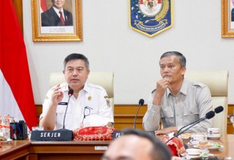 Sekretaris Jenderal (Sekjen) Kementerian Dalam Negeri (Kemendagri) Tomsi Tohir