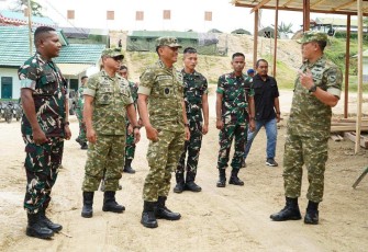 Tinjau Progres Pembangunan Yonif TP 864/NN, Wujudkan Kesiapan Satuan yang Modern dan Profesional