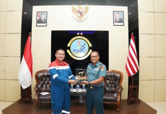 PT Pertamina EP Zona 14 Papua Field Kunjungan Kerja ke Kodaeral XIV 