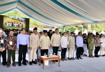 Panglima TNI Hadiri Peresmian Lima Bendungan oleh Presiden RI