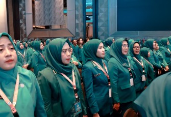 Ketua TP PKK Kabupaten Bintan Hadiri Puncak HKG PKK ke-54 Tingkat Nasional di Makassar
