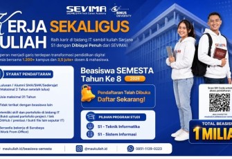 Beasiswa SEMESTA Dibuka Kuliah S1 Gratis dan Langsung Kerja
