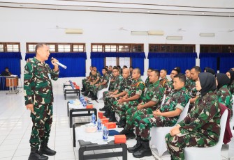 Lanud Husein Sastranegara menggelar Sosialisasi Pembinaan Karier (Binkar) di Graha Antariksa, Selasa (14/7/2026)
