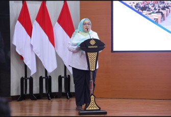 Direktur Jenderal Pembinaan Hubungan Industrial dan Jaminan Sosial (PHI dan Jamsos) Kemnaker Indah Anggoro Putri