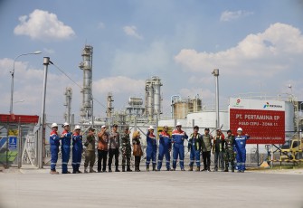 Site Emergency Response Team CPP Gundih saat menggelar Emergency Drill pada 9 Juli 2026