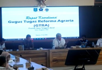 GTRA NTB Perkuat Sinergi Percepatan Reforma Agraria di Delapan Kabupaten