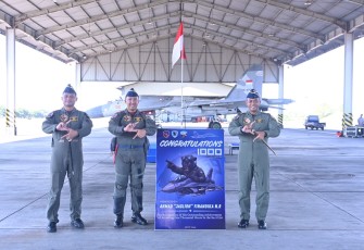 Tiga Penerbang Skadron Udara 11 Torehkan Prestasi Gemilang, Raih 1.000 Jam Terbang dan Terbang Solo Sukhoi Su-27/30