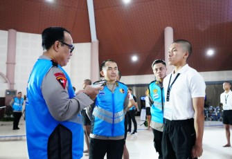 Pelaksanaan tahapan akhir seleksi tingkat panitia pusat dipimpin oleh Wakapolri Komjen Pol. Prof. Dr. Dedi Prasetyo, S.H., M.Hum., M.Si., M.M. di Gedung Serba Guna Akademi Kepolisian, Semarang, Jawa Tengah