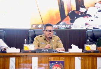 Sekretaris Jenderal (Sekjen) Kementerian Dalam Negeri (Kemendagri) Tomsi Tohir 