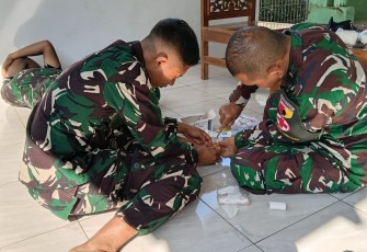 Pelayanan kesehatan anggota Satgas TMMD