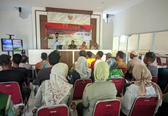 Penyuluhan pertanian sasaran non fisik TMMD ke-129 Kodim Pinrang