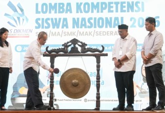Kementerian Pendidikan Dasar dan Menengah (Kemendikdasmen) resmi membuka Lomba Kompetensi Siswa (LKS) Jenjang Pendidikan Menengah Tingkat Nasional  2026 di Pusat Pelatihan Sumber Daya Manusia (PPSDM) Kemendikdasmen, Depok, Jawa Barat, Senin (27/7)