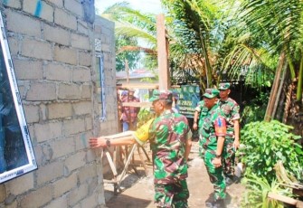 Waster KASAD Evaluasi Progres Pembangunan TMMD Ke-129 di Kabupaten Bintan