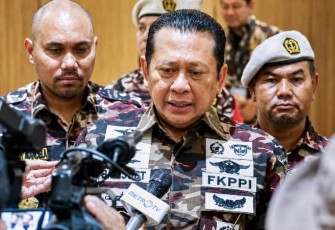 Anggota DPR RI Fraksi Partai Golkar sekaligus Ketua MPR RI ke-15 dan Wakil Ketua Umum/Kepala Badan Bela Negara FKPPI (Forum Komunikasi Putra Putri Purnawirawan dan Putra Putri TNI-Polri), Bambang Soesatyo (Bamsoet)