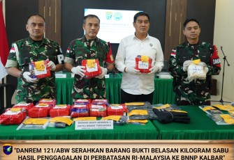 TNI Gagalkan Penyelundupan 16,4 Kilogram Sabu di Perbatasan RI-Malaysia