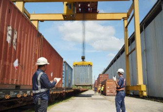 KAI Logistik Kelola 6,8 Juta Ton Angkutan Barang hingga Mei 2026