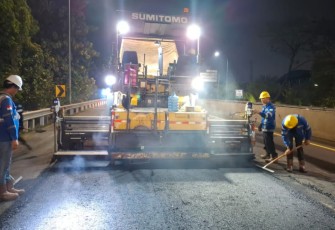 Tingkatkan Keandalan Jalan Tol, PT Jasamarga Tollroad Maintenance Laksanakan Pekerjaan Preservasi di Ruas Jalan Tol Semarang