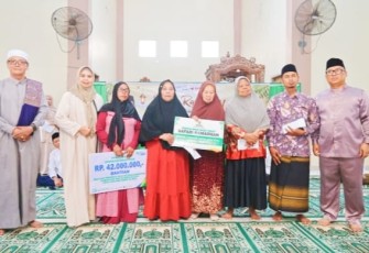 Wakil Gubernur Kepulauan Riau Nyanyang Haris Pratamura melaksanakan Safari Ramadan di Kabupaten Bintan pada Kamis (26/2/2026)