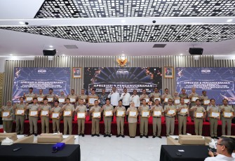 Satker Kementerian ATR/BPN Meraih 1 Predikat WBBM dan 31 Predikat WTAB