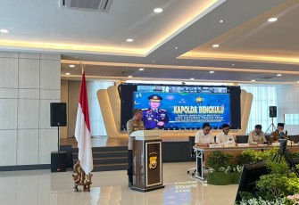 Sekretaris Daerah Provinsi Bengkulu Herwan Antoni, menghadiri Rapat Koordinasi (Rakor) Lintas Sektoral dalam rangka kesiapan pelayanan perayaan Idulfitri 1447 Hijriah /Foto : MC 