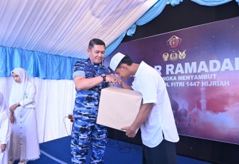 Lanud Sultan Hasanuddin saat Gelar Bazar Ramadan TNI Serentak