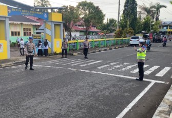 Polres Mukomuko Kerahkan Personel Gatur Pagi di Sejumlah Titik Strategis
