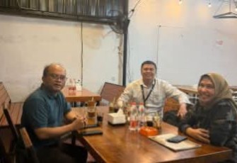 Wali Kota Padangsidimpuan Dr. Letnan Dalimunthe , SKM , M.Kes melakukan pertemuan silaturrahmi dengan Deputy GS Manager PT. Djarum RSO Jakarta, M Andi di Medan, Rabu (15/4/2026)