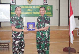 Kodim 0315/Tanjungpinang Ikuti Bimnis dan Sosialisasi Manajemen Teritorial 2026