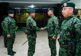 Pangkostrad Pimpin Lepas Sambut Asintel dan Danpom Kostrad serta Pelepasan Personel Purna Tugas