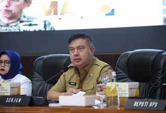 Sekretaris Jenderal (Sekjen) Kementerian Dalam Negeri (Kemendagri) Tomsi Tohir