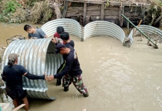 Kodim 1002/HST Percepat Pembangunan Empat Jembatan untuk Tingkatkan Akses Warga