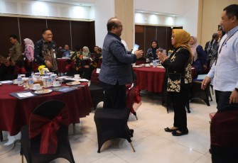 Wakil Bupati Blora Sri Setyorini dalam kegiatan Focus Group Discussion tindak lanjut BAST hibah tanah PSDKU UNY, belum lama ini