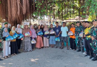 Yonarmed 12 Kostrad Bersama Kemenag Belu Perkuat Kepedulian Sosial di Wilayah Perbatasan