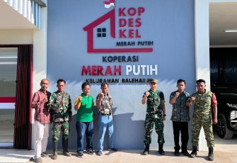Komandan Kodim 0801/Pacitan, Letkol Arh Rudi Ariyanto, S.E., M.Sos. meninjau langsung pelaksanaan pembangunan Koperasi Desa/Kelurahan Merah Putih (KDKMP) di beberapa wilayah tersebar di Kabupaten Pacitan