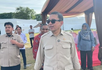 Menteri Kebudayaan Republik Indonesia, Fadli Zon, di Benteng Marlborough Rabu (25/2) /Foto : MC 