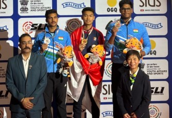 Briptu Muhamad Fawwaz Aditia Farrel Raih Medali Emas dan Pecahkan Rekor Dunia di Ajang Asian Rifle/Pistol Chqmpion 2026 India