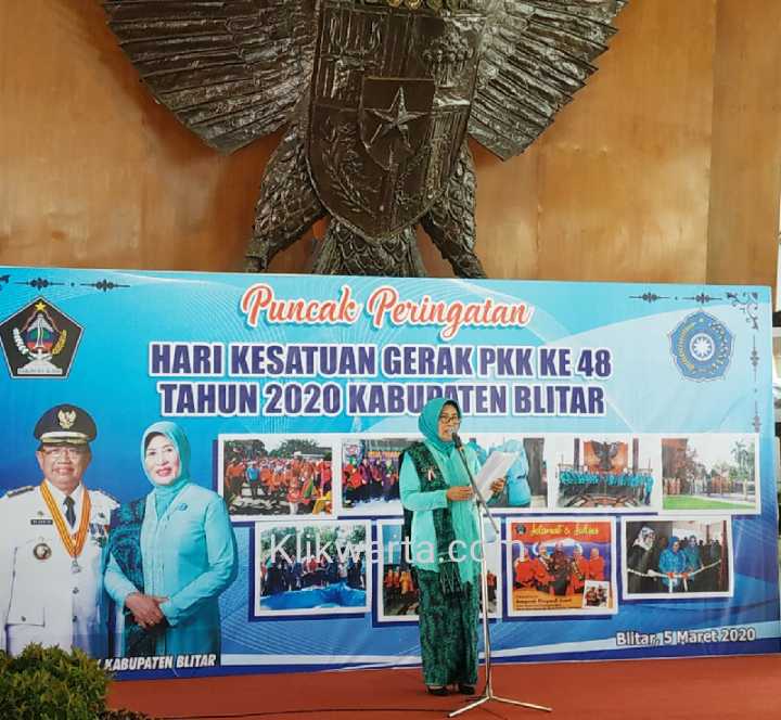 Ketua Tim Penggerak PKK Kabupaten Blitar Hj. Ninik Rijanto 
